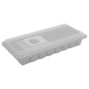 Ice cube mold with lid, 16 cubes (White)
