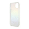 Guess IML Faceted Mirror Disco Iridescent - pouzdro pro iPhone 12 / iPhone 12 Pro (duhové)