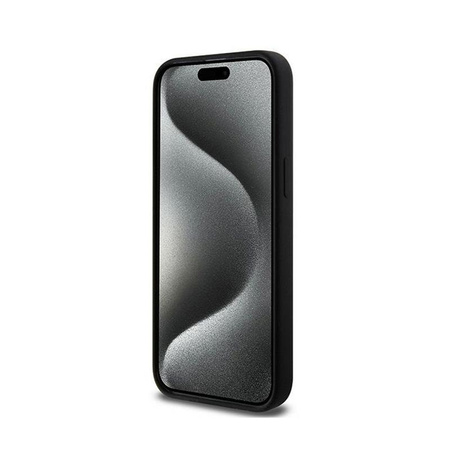 Karl Lagerfeld Silicone Choupette Head MagSafe - iPhone 15 Pro Case (black)
