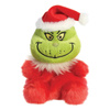 Grinch - Plush toy / cuddly sitting Grinch in Santa Claus outfit 13 cm from the Palm Pals collection Eco-Friendly
