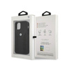 BMW Leather Curve Perforate - Hülle für iPhone 12 / iPhone 12 Pro (Schwarz)