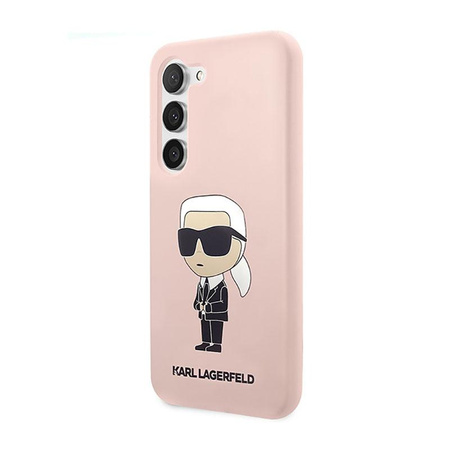 Karl Lagerfeld szilikon NFT Ikonik - Samsung Galaxy S23 tok (rózsaszín)