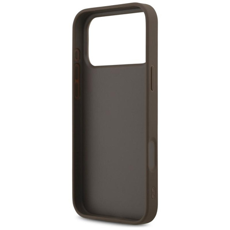 ETUI DO IPHONE 17 PRO MAX BRĄZOWE GUESS CLASSIC ORYGINALNE ELEGANCKIE CASE