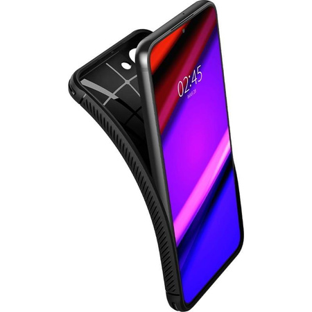 Spigen Rugged Armor - Schutzhülle für Samsung Galaxy S22 (Schwarz)