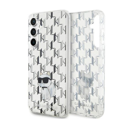 Karl Lagerfeld Monogram Choupette - Etui Samsung Galaxy S23 FE (Transparent)