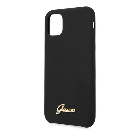 Guess Silicone Vintage - iPhone 11 Pro Max Tasche (schwarz)