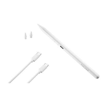 Tucano Pencil 3 Magnetic iPad Stylus Pen – Stylus-Stift für iPad (Weiß)