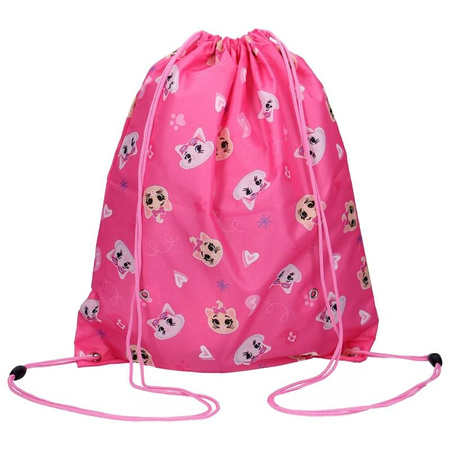 44 Cats - Bag for shoes, gymnastics (pink)