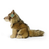 Rappa - Mascotte réaliste en peluche Coyote assis 24 cm Respect de l'environnement