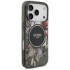 Guess IML Flowers Electro Pearl Strap MagSafe - Case iPhone 17 Pro (black)