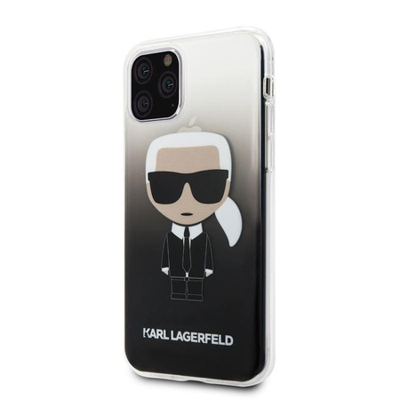 Karl Lagerfeld Iconic Karl Gradient - iPhone 11 Pro tok (fekete)