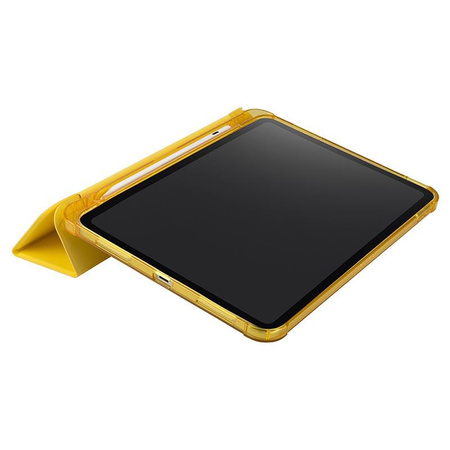Tucano Satin Case - Etui pour iPad 10.9" (2022) avec aimant et support pour Apple Pencil (jaune)