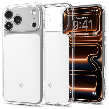 ETUI DO IPHONE 17 PRO MAX do MAGSAFE SPIGEN ULTRA HYBRID ORYGINALNE CLEAR