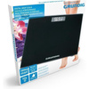 Grundig - Elektronická koupelnová váha, skleněná, do 180 kg (černá)