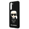 Pouzdro Karl Lagerfeld Fullbody Silicone Iconic - Samsung Galaxy S21+ (černé)