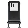 Spigen A611P Universal Waterproof Float Case 2-Pack - Waterproof Case for Smartphones up to 6.9" (Matte Black)