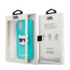 Karl Lagerfeld Choupette Head - Etui iPhone 11 (fluo niebieski)