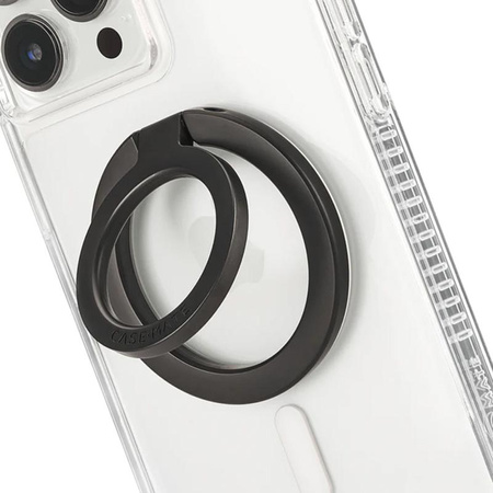 Case-Mate Magnetic Ring Stand - Porte-doigt MagSafe avec fonction de support (noir mat)