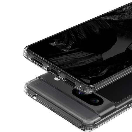 Crong Crystal Shield Abdeckung - Google Pixel 8A Gehäuse (Transparent)