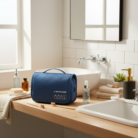 Dunlop - Reisetasche / Kulturbeutel 25x20x10 cm (Marineblau)