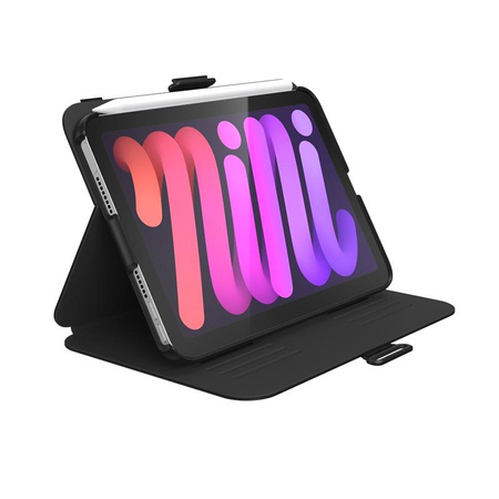Speck Balance Folio - iPad mini 7 (2024) / mini 6 (2021) Hülle mit MICROBAN Beschichtung (Schwarz)
