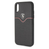 Ferrari Victory - Ledertasche iPhone Xs / X (schwarz)