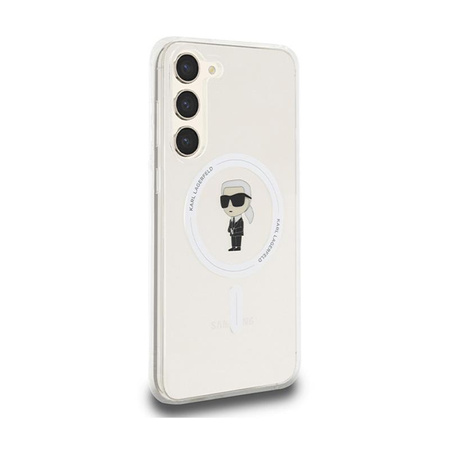 Karl Lagerfeld IML Ikonik MagSafe - Etui für Samsung Galaxy S24+ (Transparent)