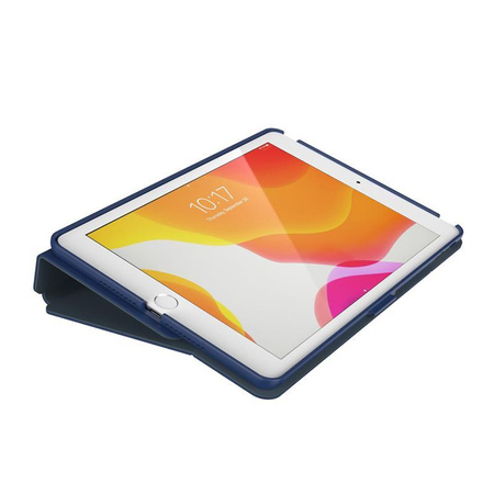 Speck Balance Folio - iPad 10.2" 9 (2021) / 8 (2020) / 7 (2019) Tasche mit MICROBAN-Beschichtung (Küstenblau/Kohlegrau)