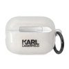 Karl Lagerfeld Glitter NFT Karl & Choupette - AirPods Pro 2 Hülle (Transparent)
