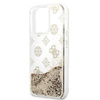 Guess Peony Liquid Glitter - iPhone 13 Pro Max tok (arany)