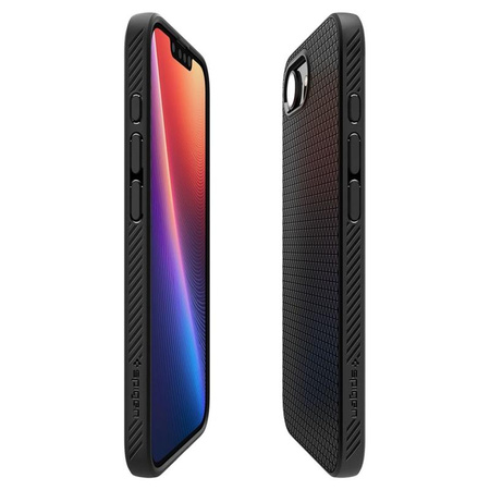 Spigen Liquid Air - tok iPhone 16e készülékhez (matt fekete)