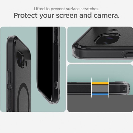 Spigen Ultra Hybrid MagSafe - Gehäuse für Google Pixel 9a (Frost Black)