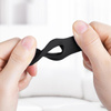 Crong Silicone Case with Key Ring - Etui de protection pour Apple AirTag (noir)