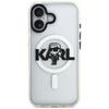 Karl Lagerfeld IML Karl Sketch Logo MagSafe - Custodia per iPhone 17 (trasparente)