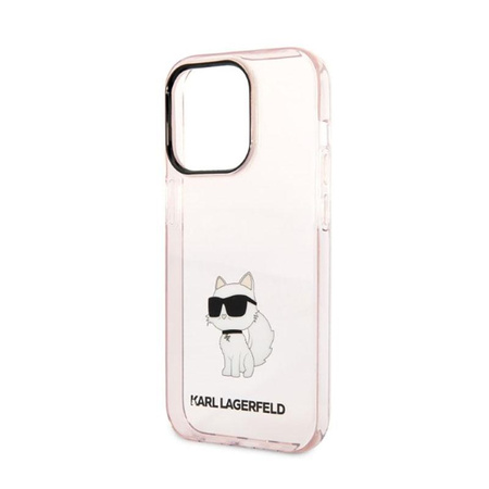 Karl Lagerfeld IML NFT Choupette - iPhone 14 Pro Max Tasche (rosa)