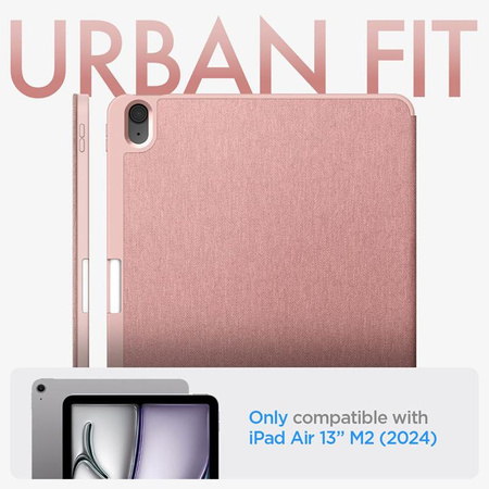 Spigen Urban Fit - Case for iPad Air 13" (M2, 2024) (Rose Gold)
