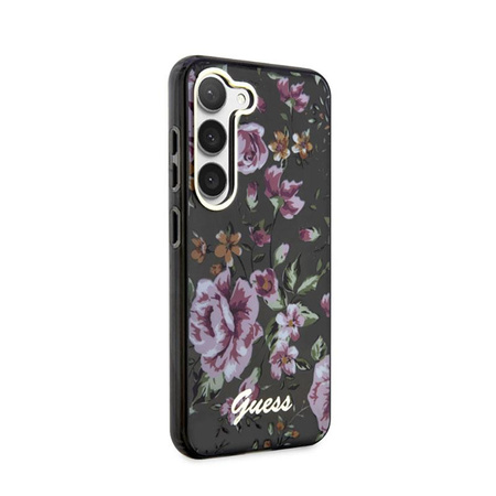Guess Flower Collection - Samsung Galaxy S23+ Case (black)