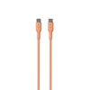 Câble souple PURO ICON - USB-C vers USB-C 1,5 m (abricot)