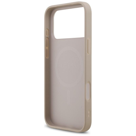 Guess 4G Printed Stripes MagSafe - Case iPhone 17 Pro Max (pink)