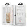 Guess Liquid Glitter Paisley - iPhone 13 Pro Max Case (Gold)