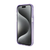 Guess Ring Stand Script Glitter MagSafe - iPhone 15 Pro Case (violet)