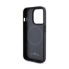 BMW Leather Hot Stamp MagSafe - iPhone 15 Pro Case (Black)