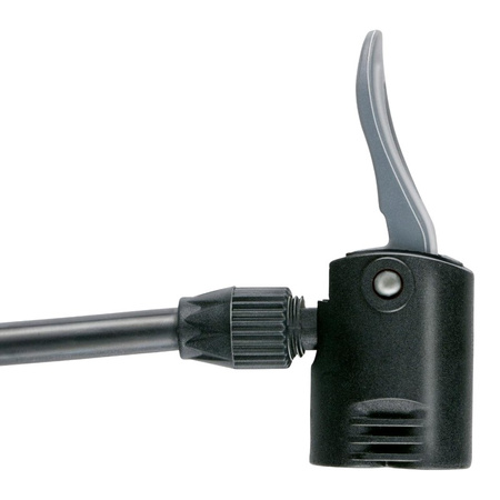 Dunlop - Standpumpe für Fahrräder, Bälle, Matratzen mit Manometer (Blau)