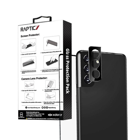 X-Doria Raptic Glass Protection Pack - Verre trempé pour écran Samsung Galaxy S22+ + caméra