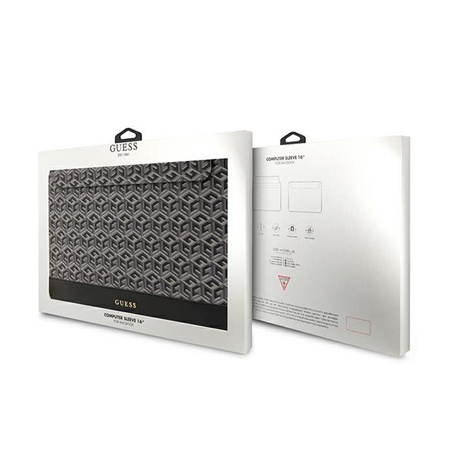 Guess GCube Stripes Computer Sleeve - 16" Notebooktasche (Schwarz)