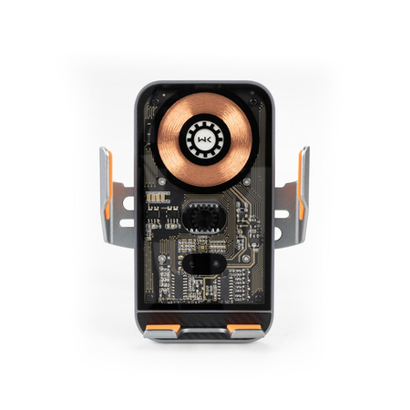 WEKOME WP-U204 Vanguard Series - Autohalterung mit drahtloser Aufladung 15W (Schwarz)