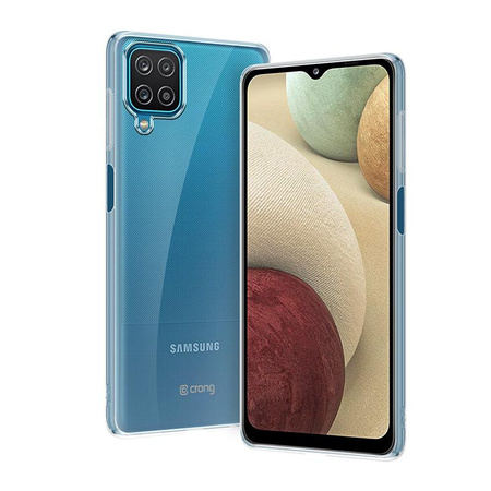 Crong Crystal Slim Cover - Samsung Galaxy A12 tok (átlátszó)