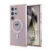 Karl Lagerfeld IML Choupette MagSafe - Hülle für Samsung Galaxy S24 Ultra (Rosa)