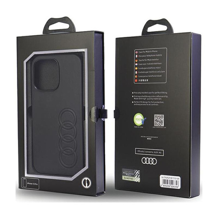 Audi Synthetic Leather - Case for iPhone 13 Pro (Black)