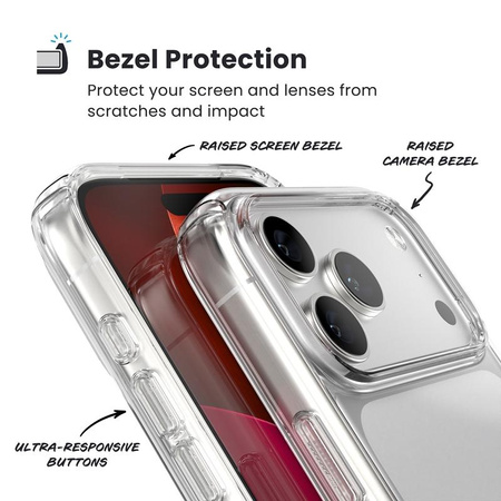 ETUI PANCERNE SPECK DO IPHONE 17 PRO MAX PRZEZROCZYSTE BEZBARWNE CASE